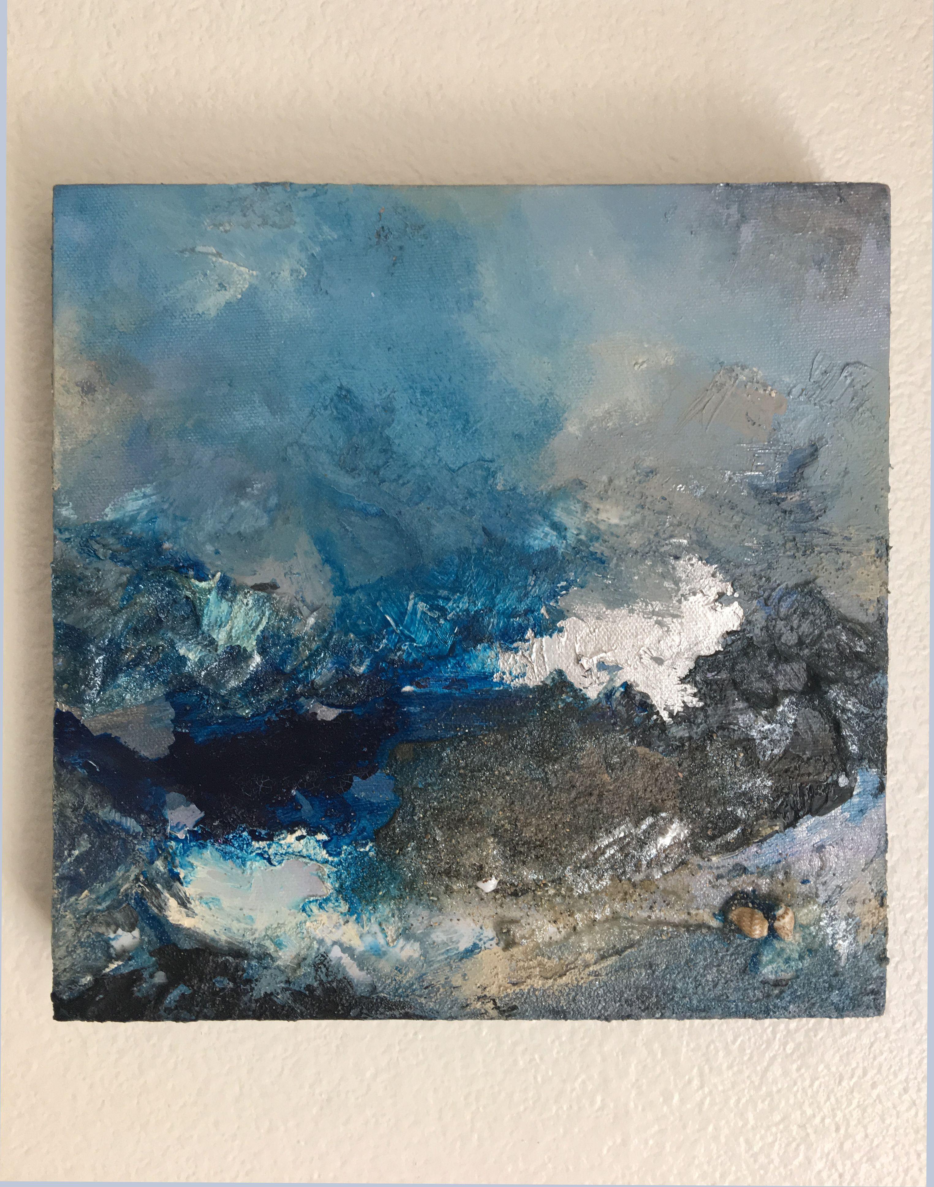 Oceano #3 (Ocean), Gemälde, Öl auf Leinwand – Painting von Michele Morata