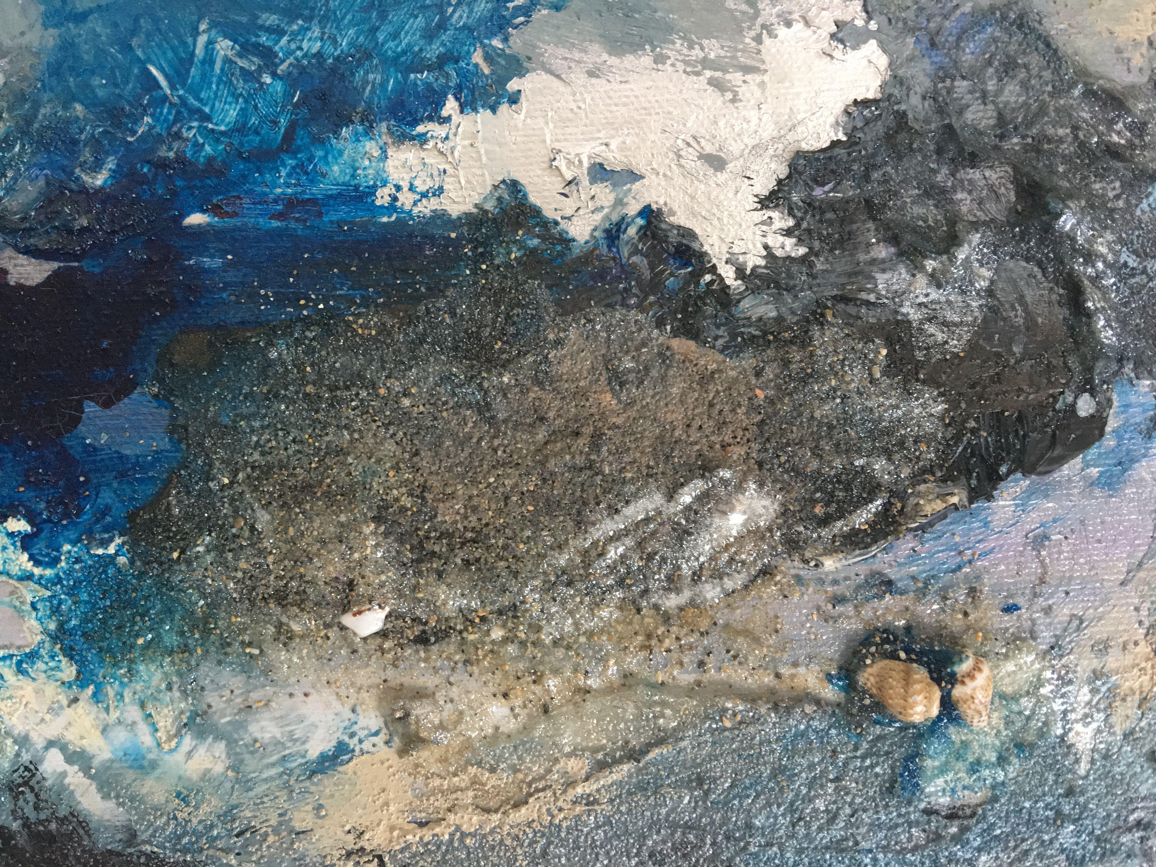 Oceano #3 (Ocean), Gemälde, Öl auf Leinwand (Abstrakt), Painting, von Michele Morata