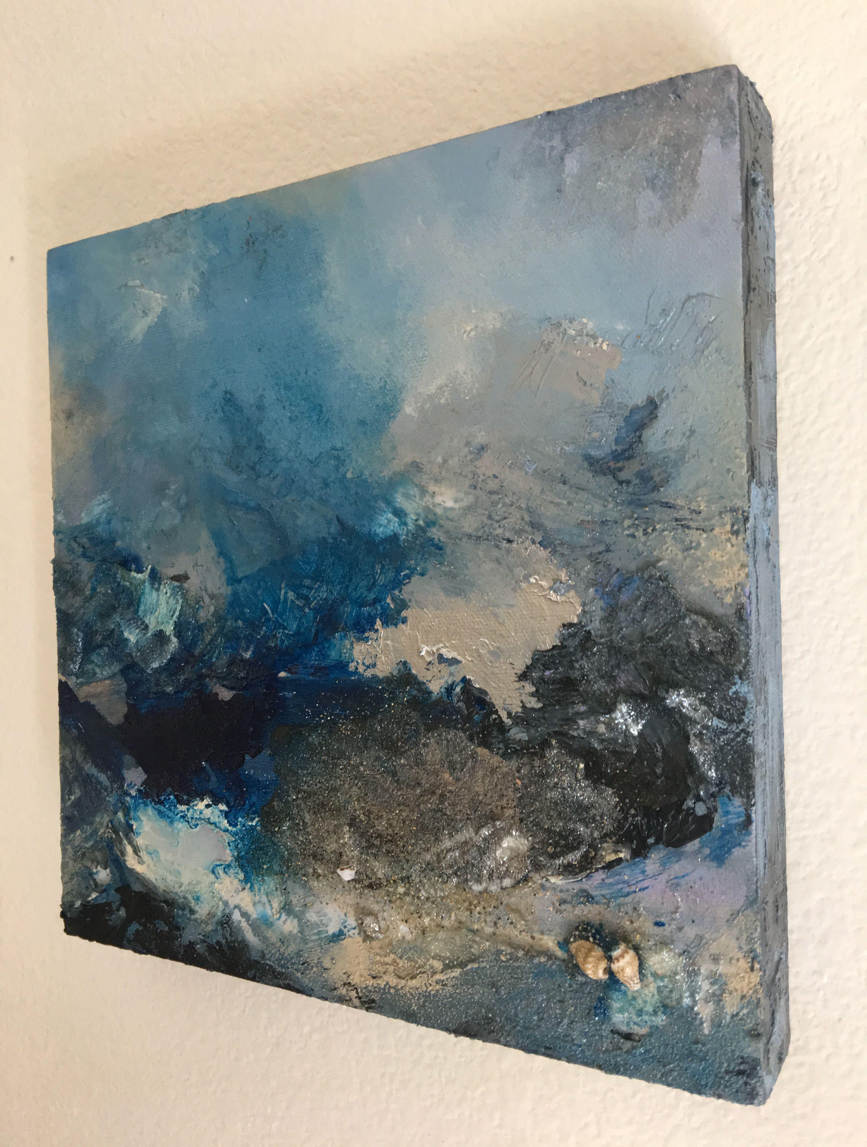 Oceano #3 (Ocean), Painting, Oil on Canvas For Sale 2