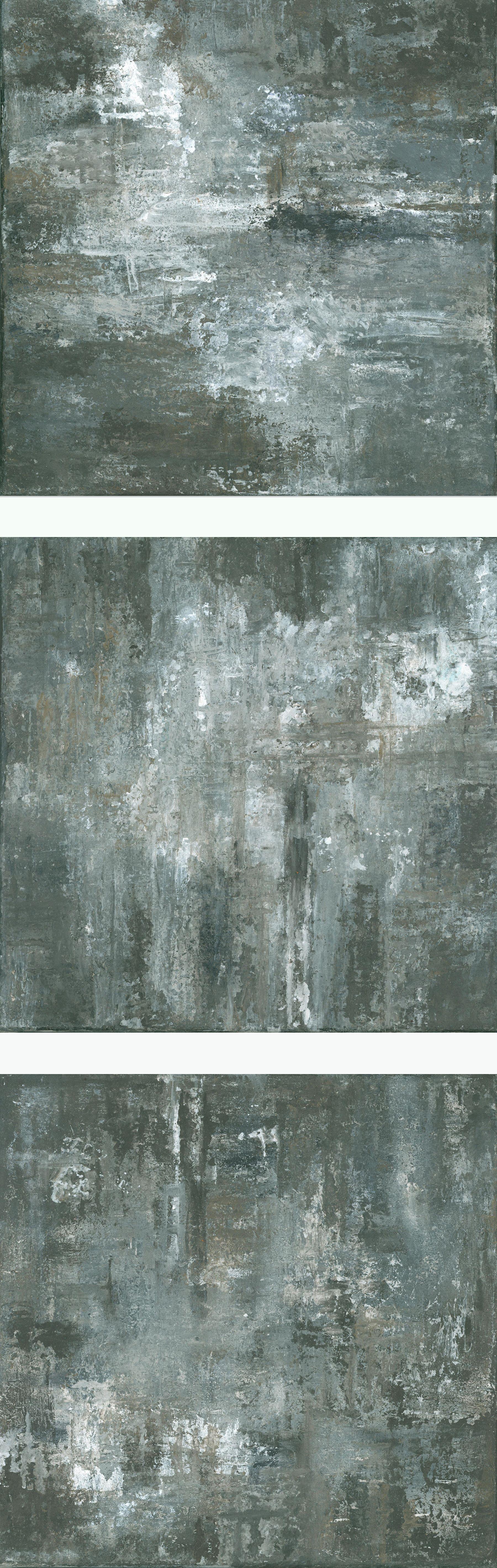 {Triptyque - Ensemble de 3}, peinture, huile sur toile, Sacré - Painting de Michele Morata