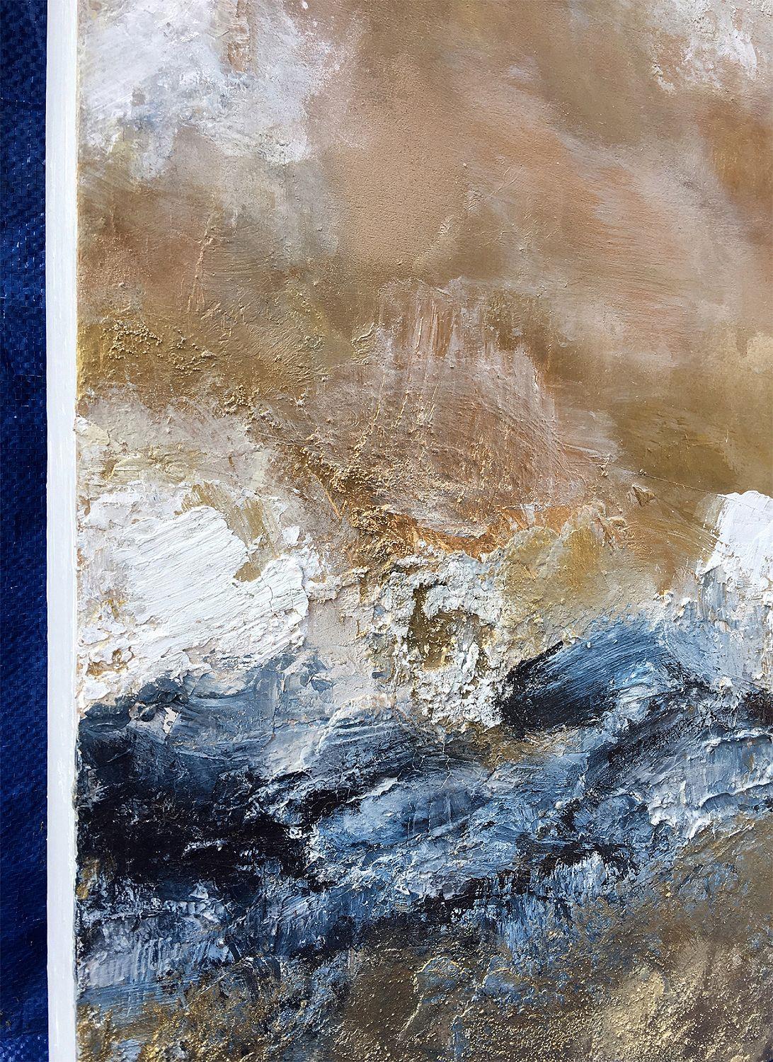 SUENO IX {DREAM} TRIPTYCH - 3er-Set, Gemälde, Öl auf Holzplatte – Painting von Michele Morata