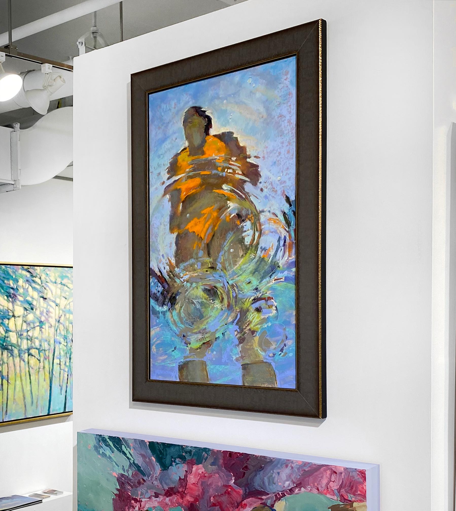 « Ces changements I », peinture figurative abstraite 1