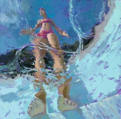 "Verge", peinture figurative abstraite