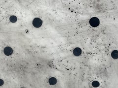 abstract 29/29, Original Signed Contemporary Gray Abstract Encaustic Painting