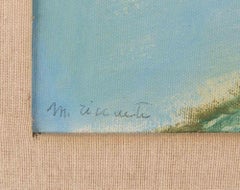Paesaggio marino - Dipinto a olio di Michele Ricciuti - 1980