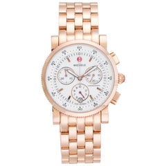 Michele Rose Gold Sport Sail Chronograph Watch, MW01C00B3001