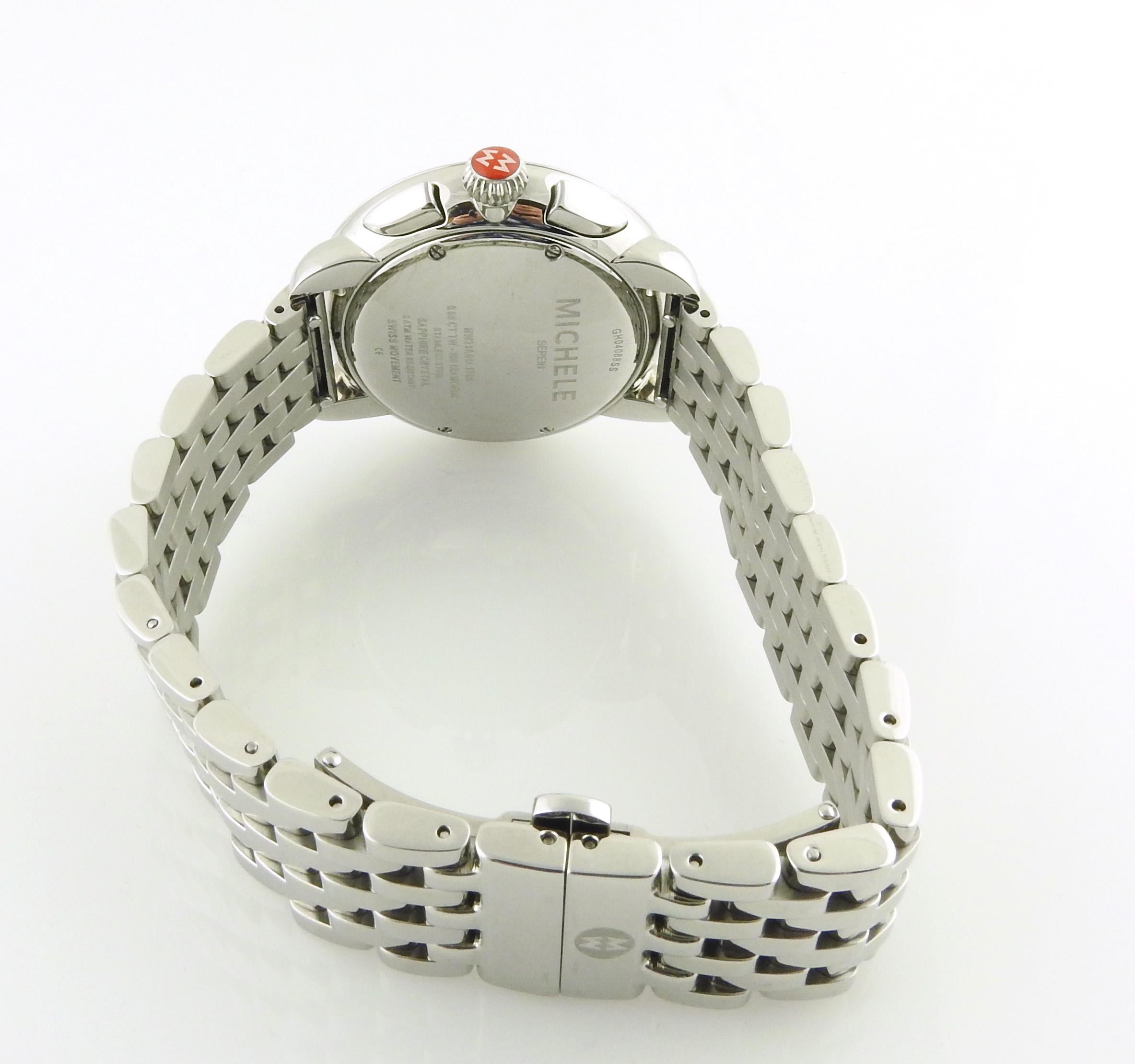 michele butterfly diamond watch