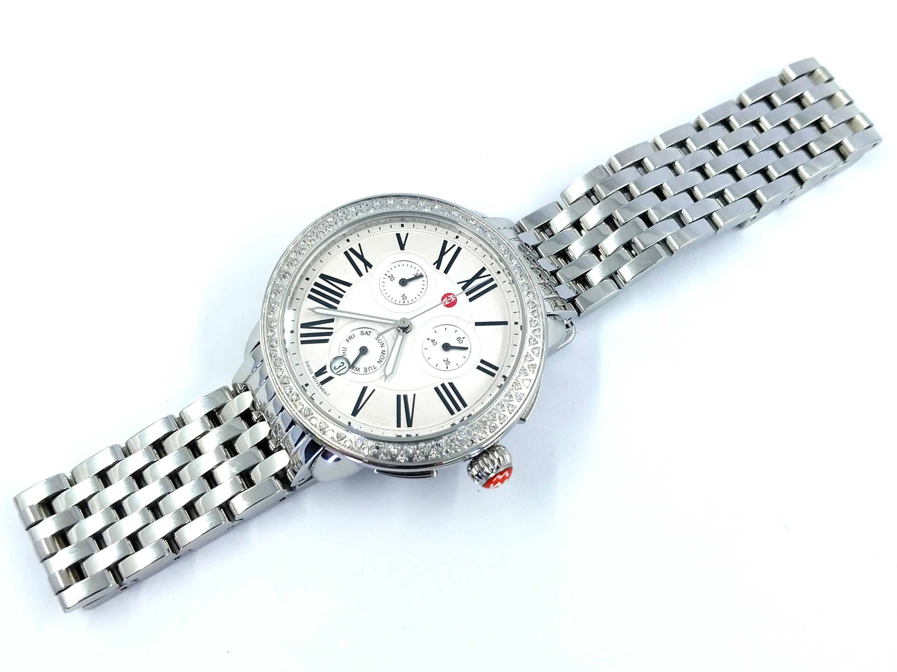 Michele Serein Diamond Watch For Sale 3