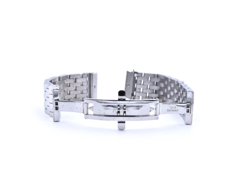 Michele Stainless Steel Watch Band For Sale at 1stdibs Michele Stainless Steel Watch Band