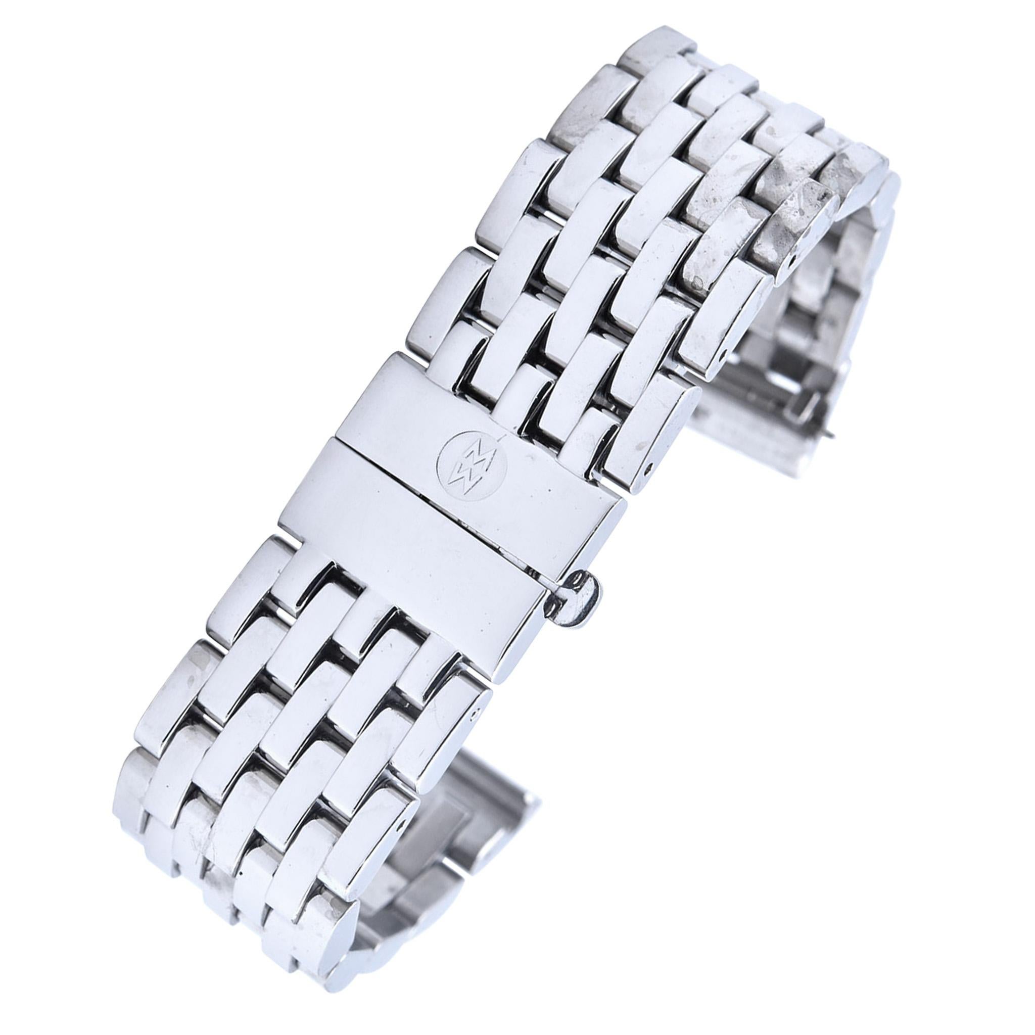 michele watch stainless steel band