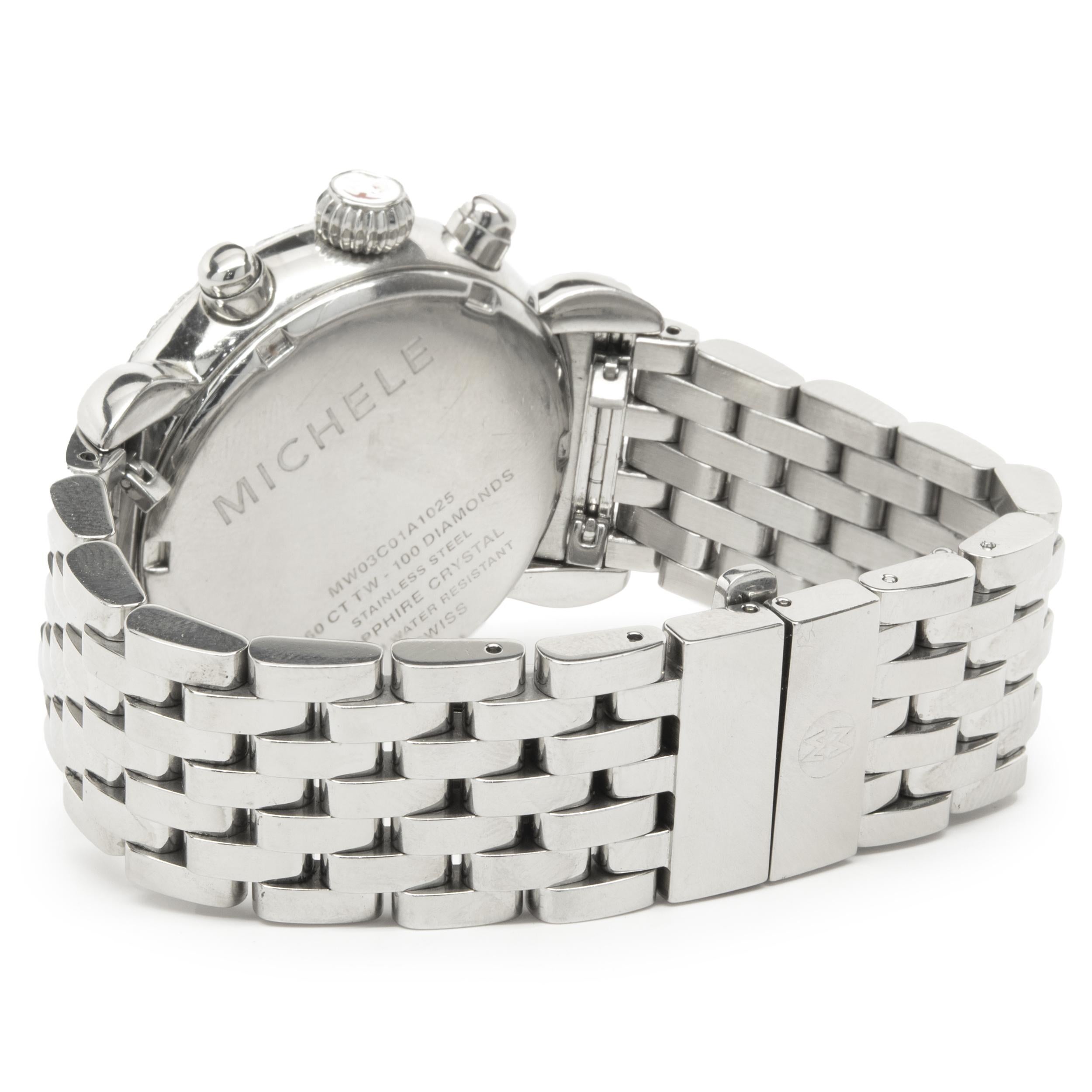 michele csx diamond watch