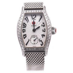 Michele Stainless Steel Diamond Coquette Watch Ref. 71-9001
