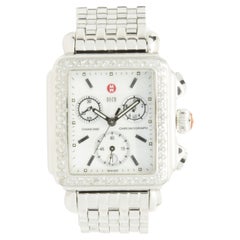 Michele Stainless Steel Diamond Deco 