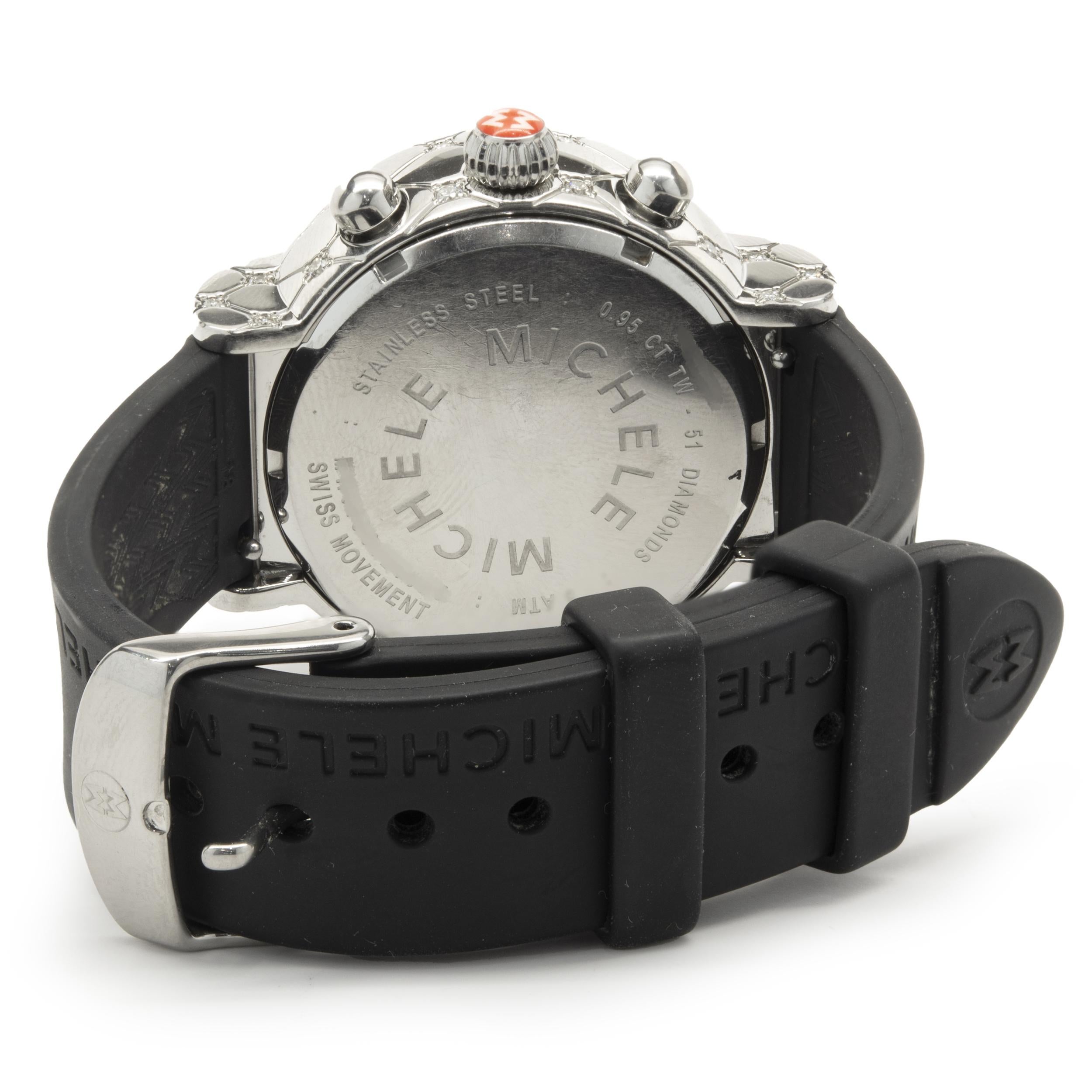 Michele Edelstahl Extreme Couture Diamant (Rundschliff)