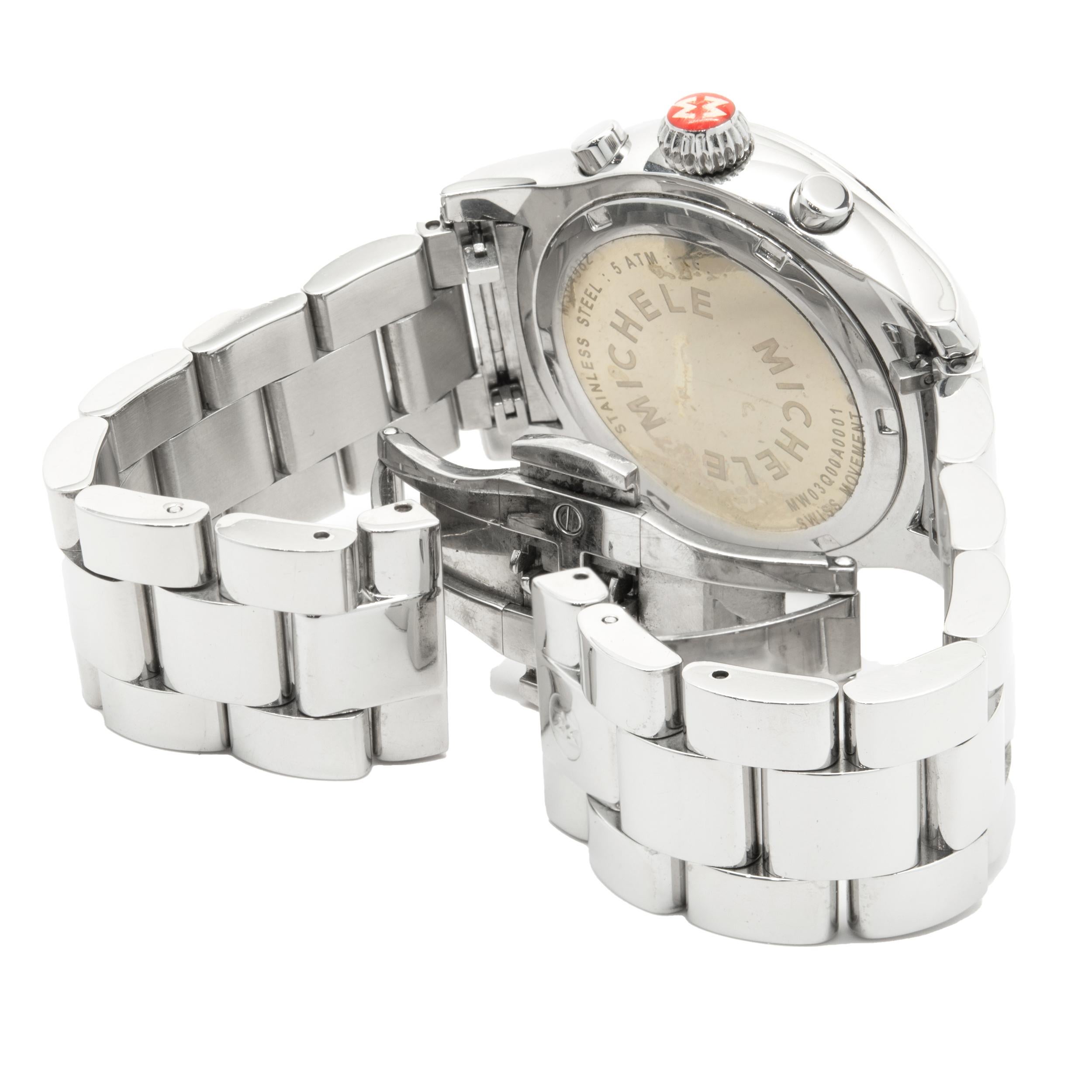 Women's Michele Stainless Steel Sport Chronograph