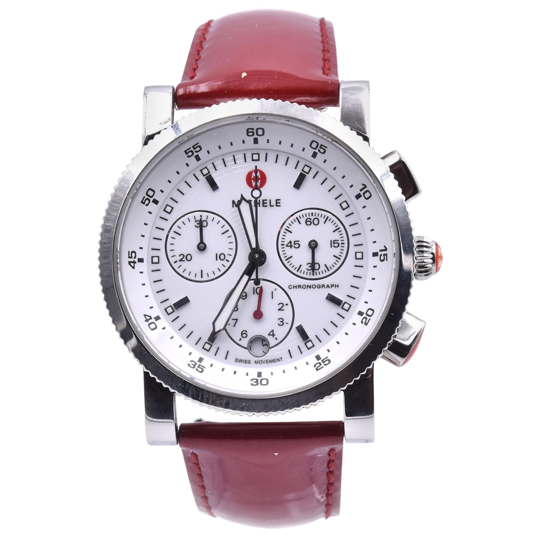 Michele Stainless Steel Sport Sail Watch