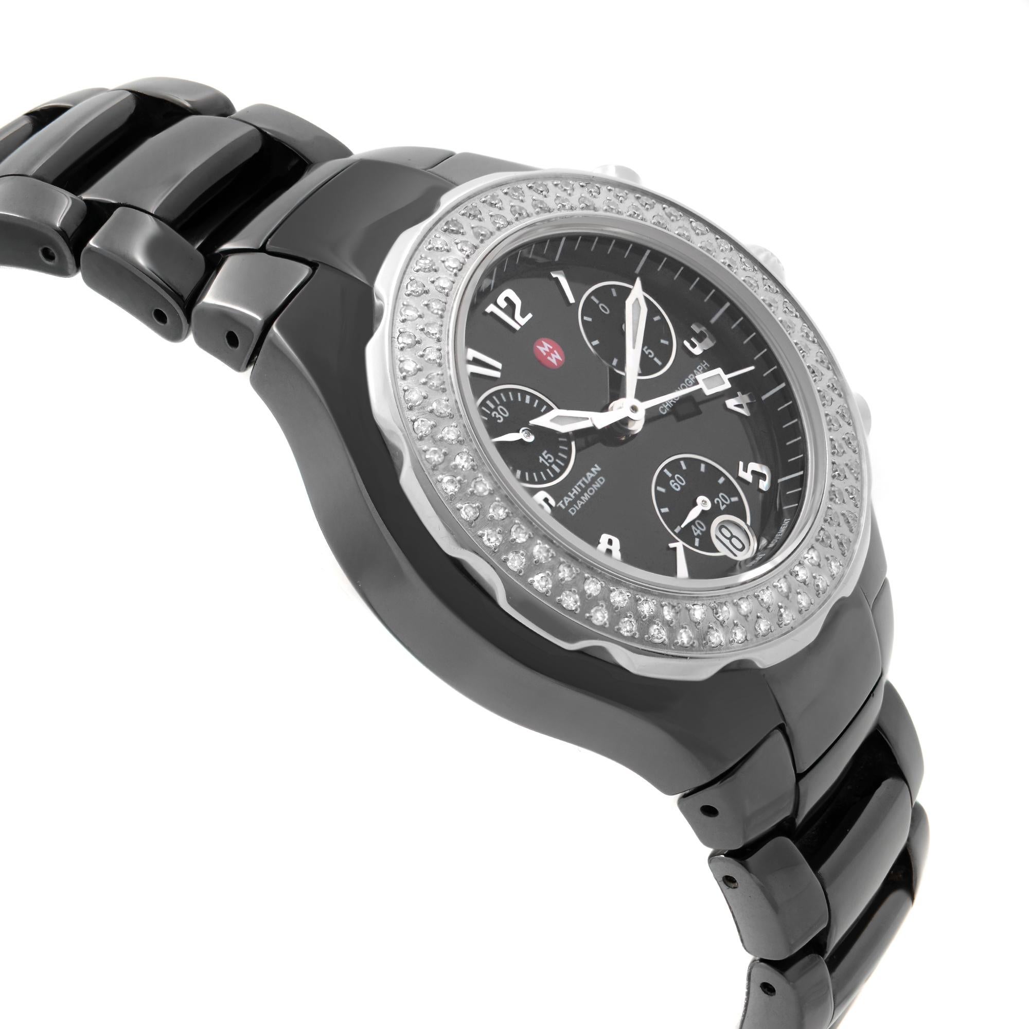 michele tahitian ceramic watch