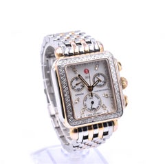 Michele Two-Tone Deco Diamond Watch Ref. MW06P01C5046