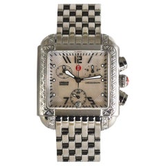 Reloj Michele Urban de diamantes y acero inoxidable