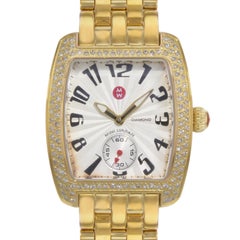 Michele Urban Mini Gold Tone Steel Diamonds Quartz Ladies Watch MWW02A000064