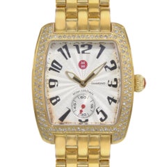 Michele Urban Mini Gold Tone Steel Diamonds Quartz Ladies Watch MWW02A000064