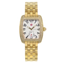 Michele Urban Mini Gold Tone Steel Diamonds Quartz Ladies Watch MWW02A000064