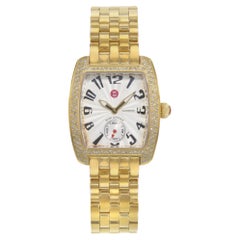 Michele Urban Mini Gold Tone Steel Diamonds Quartz Ladies Watch MWW02A000064