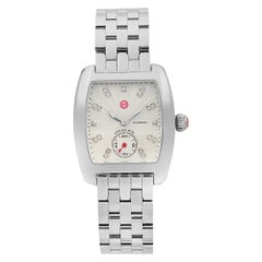 Michele Urban Mini Seel Diamond Silver Dial Ladies Watch