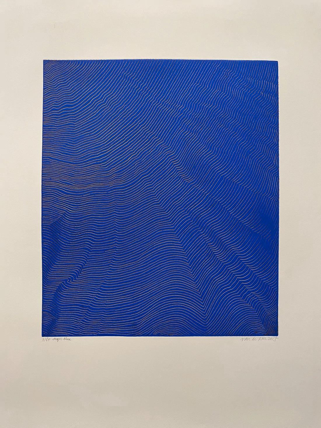 Magic Blue by Michele van de Roer, 2015 - Print by Michele Van De Roer