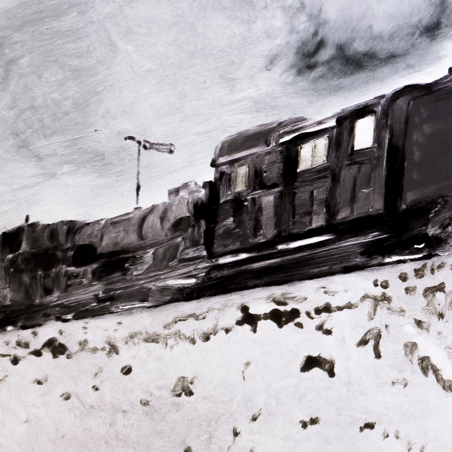 train landscape painting
