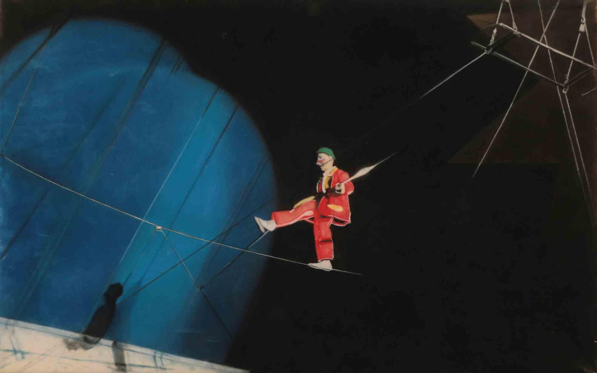 Tela senza titolo, tecnica mista, stile moderno, 1993, senza cornice, 63x100 cm