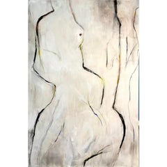 Large modern figurative abstract titled 'Sing to Me'