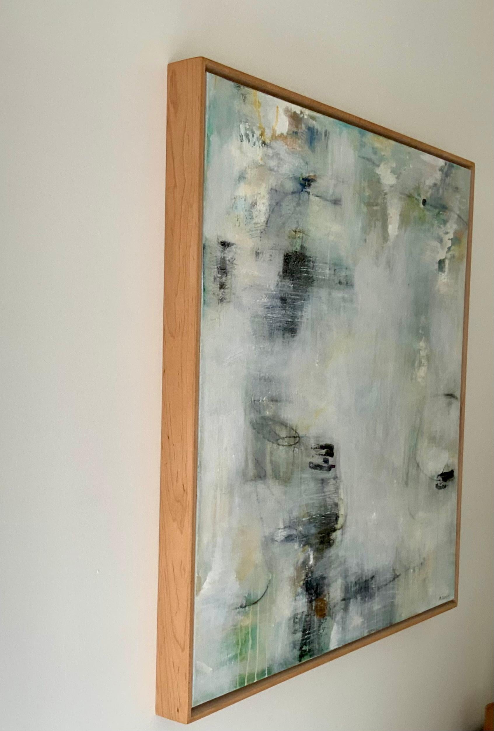 abstract painting neutral colors