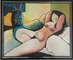 Woman Nude in Reposé modern figurative painting