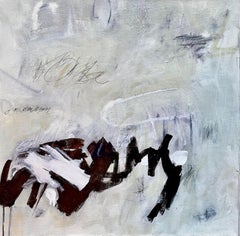 "Collected Memories"
original abstract painting neutral colors dyptych