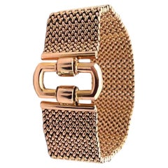 Micheletto 1950 Italian Retro 18k yellow Gold Bracelet