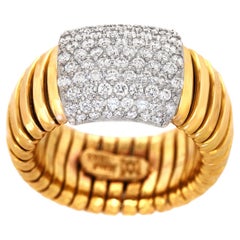 Micheletto Tubogas-Ring mit Diamanten