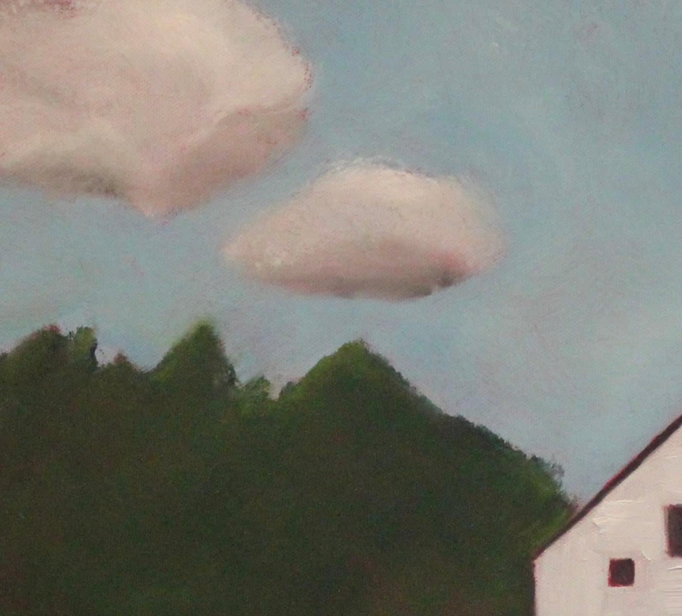Ein Scheunen für Michael – Painting von Michelle Andres