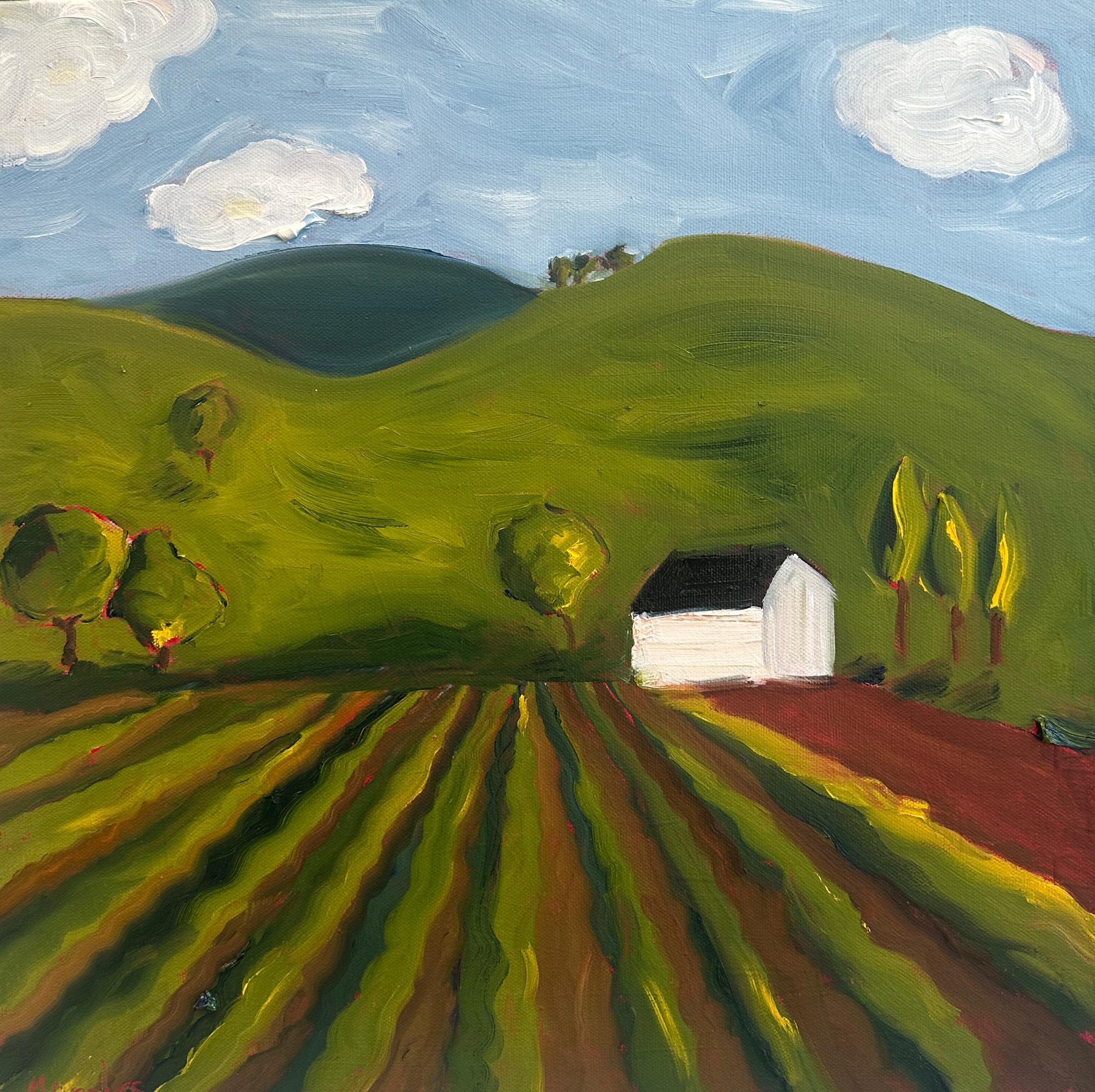 Michelle Andres Landscape Painting – Central Coast Delight