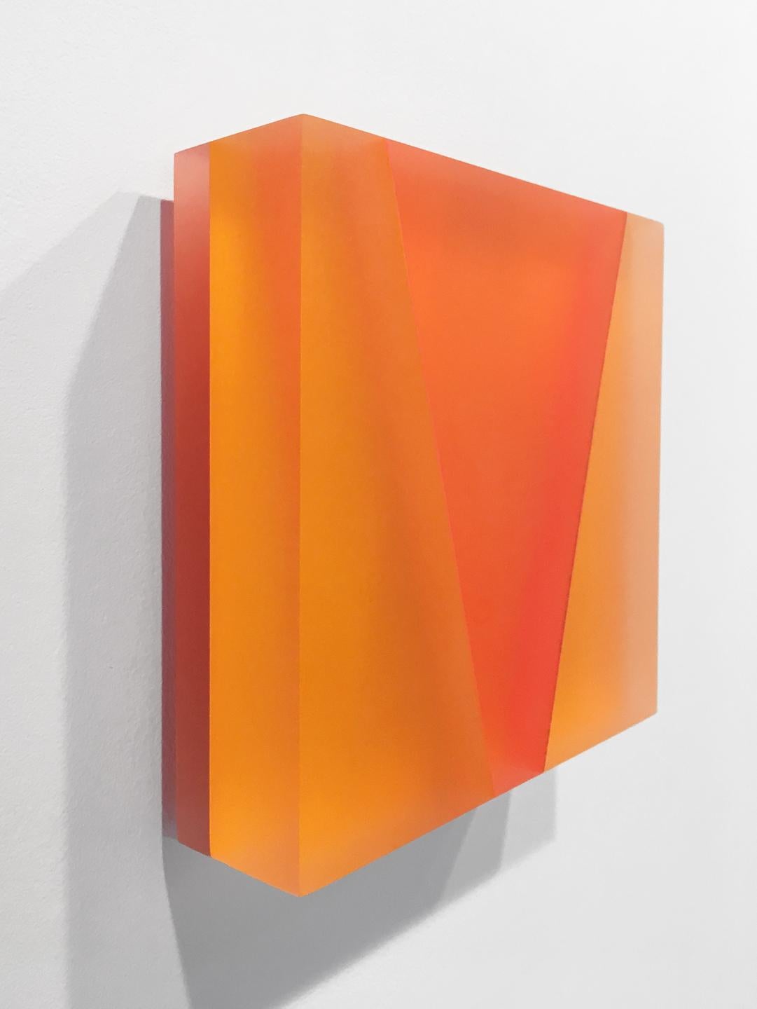September Sound, Orange - Sculpture by Michelle Benoit