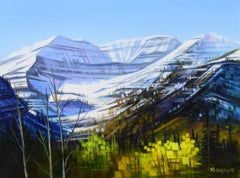 "Sundance Afternoon" - Rocky-Mountain-Landschaft, Ölgemälde auf Platte