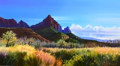 "The Sacred Watchman" - Landscape Oil Painting