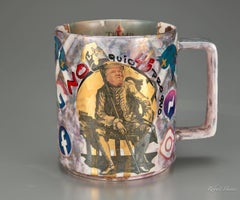 Michelle Erickson Ceramic Art No 45 Trump Esq. Trumped up China series