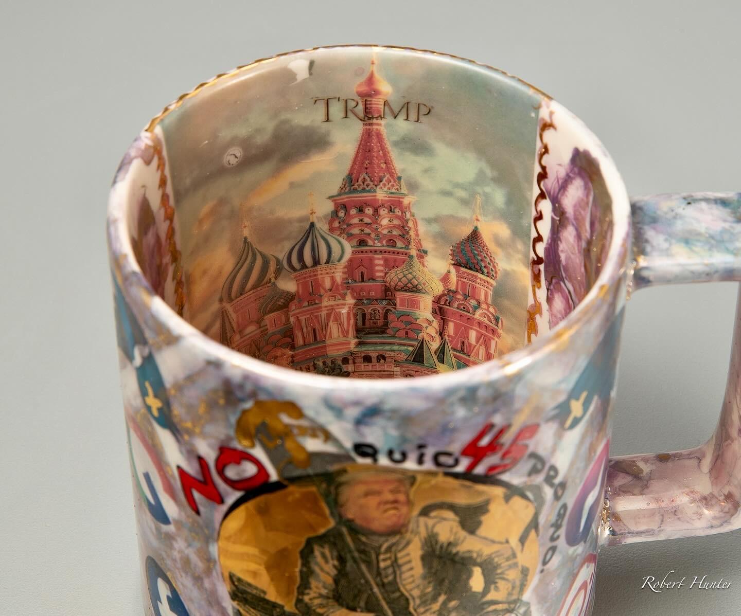 Other Michelle Erickson Ceramic Art No 45 Trump Esq. Trumped up China series For Sale