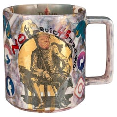 Michelle Erickson Ceramic Art No 45 Trump Esq. Trumped up China series