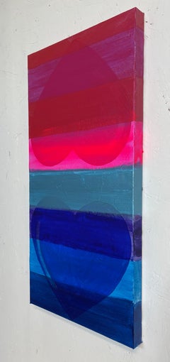 Still Connected - Pittura acrilica di astrazione geometrica