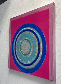 Anche questo colpisce nel segno - Pittura acrilica geometrica astratta