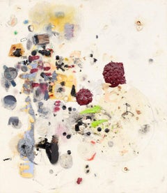 Boom III, Abstrakte zeitgenössische Collage in Mischtechnik