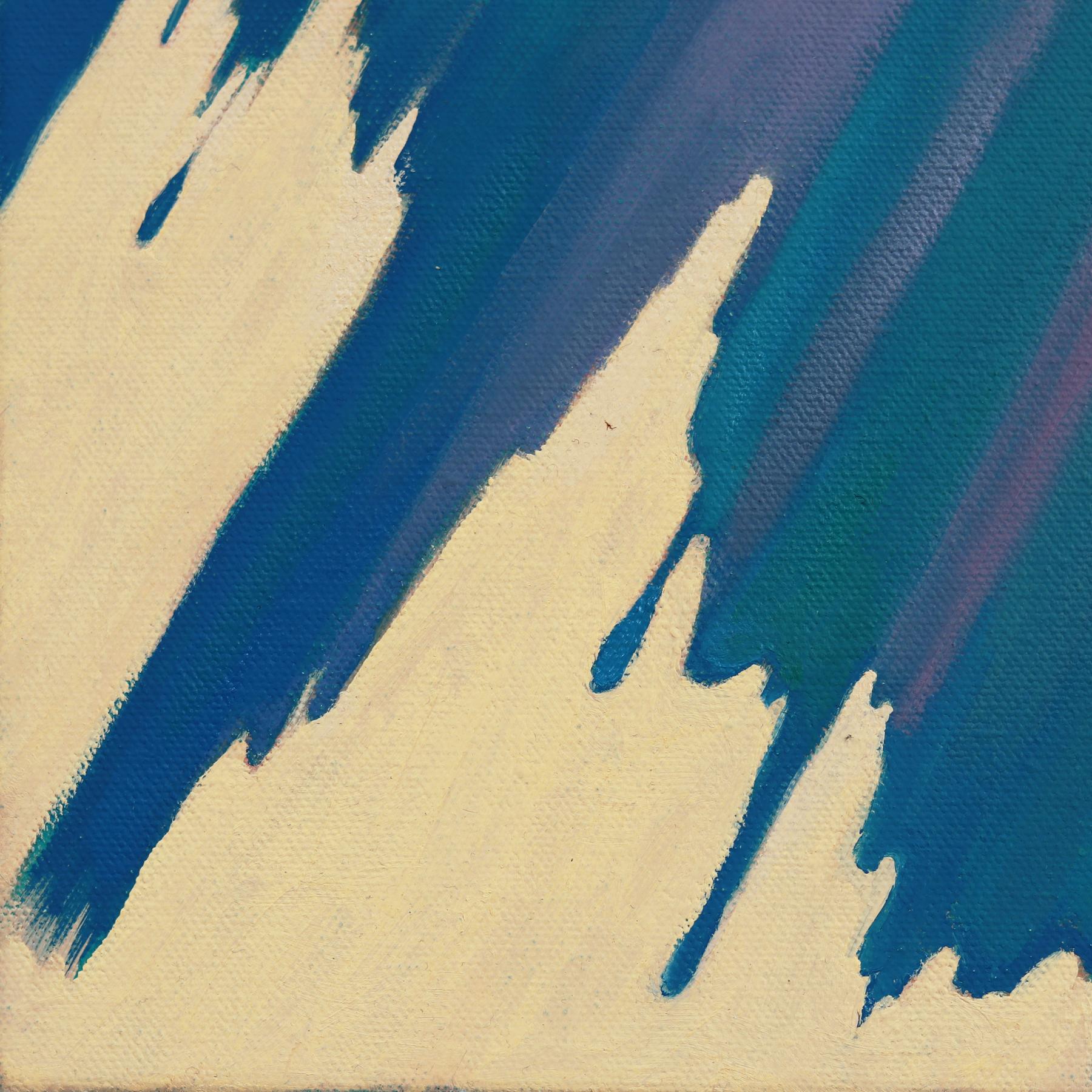 Comfort Zone: Study - Buntes Original-Figuratives Ölgemälde auf Leinwand im Angebot 1