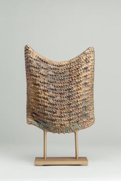 Michelle Grabner, Untitled, 2017, Bronze cast from textile, 14 x 8 x 3 inches